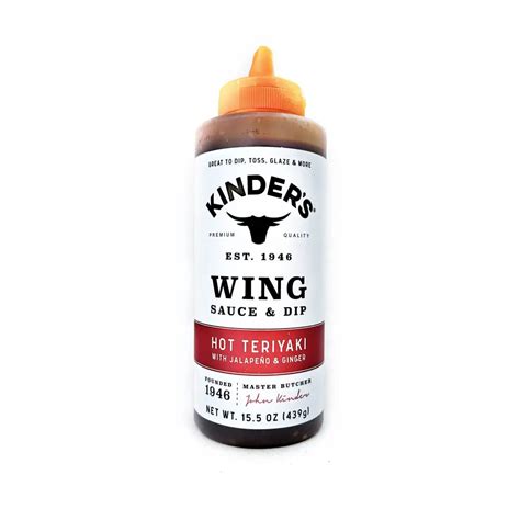Kinder S Hot Teriyaki Wing Sauce Chilly Chiles