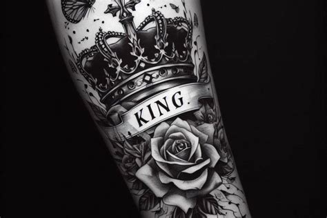 King Crown Tattoo Design