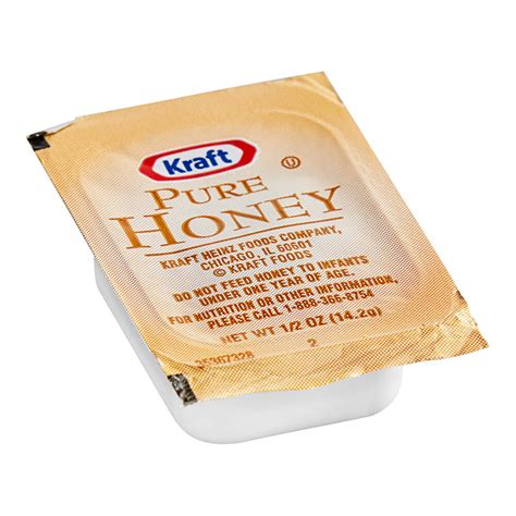Kraft 0 5 Fl Oz Pure Honey Cup 200 Case
