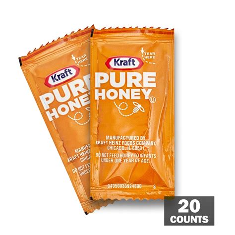 Kraft Pure Honey Packets Hotel Room Supplies And Amenities