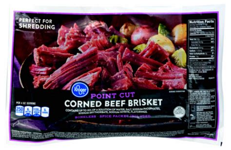 Kroger Flat Cut Corned Beef Brisket 1 Rw Food 4 Less