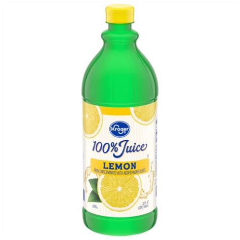 Kroger® 100% Lemon Juice, 15 Fl Oz - Kroger