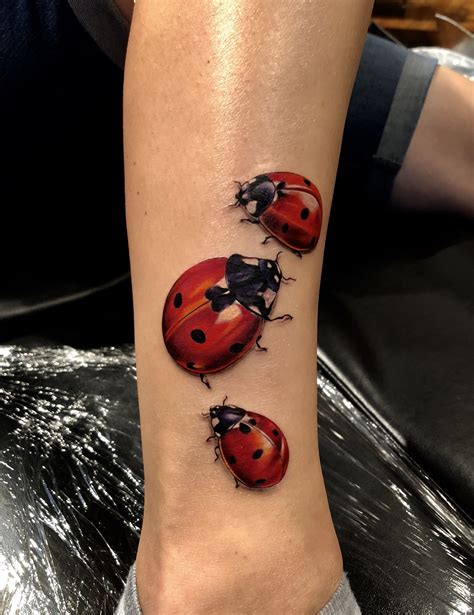 Ladybug Tattoo Realistic