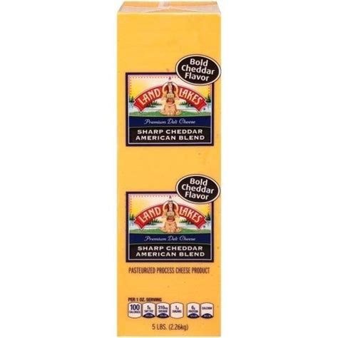 Land O Lakes Sharp Cheddar American Blend Case Foodservicedirect
