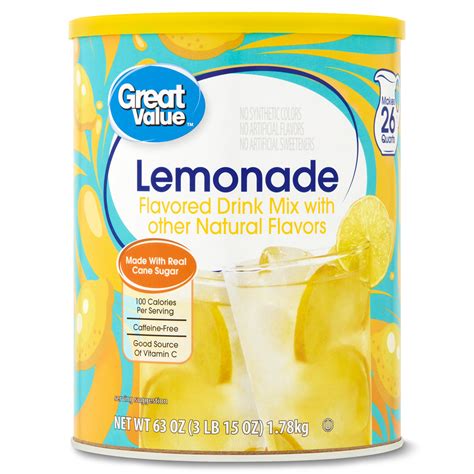 Lemonade Drink Mix Powder