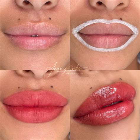 Lip Blush Tattoo Step By Fabulous Step Daela