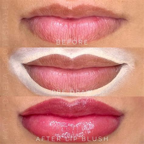 Lip Blush Tattoo What It Is How It Works Before Amp After Daela