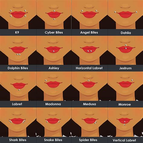 Lip Piercing Types A Guide To Different Styles