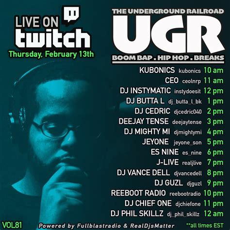 Live Now On Twitch Phil Skillz Hip Hop Show Live Now On Twitch Phil Skillz