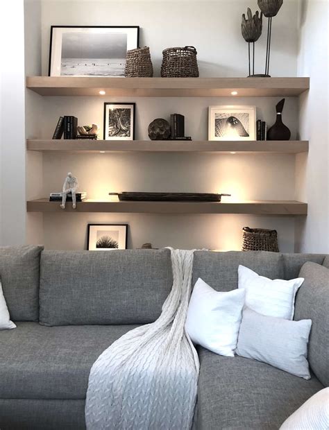 Living Room Floating Shelves Ideas Cabinets Matttroy
