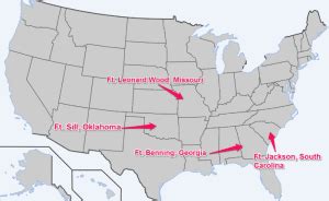 Locations Of U S Army Basic Training Sites
