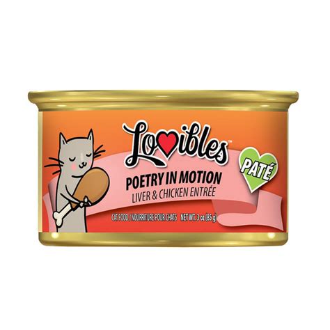 Lovibles Poetry In Motion Liver Amp Chicken Entree Pate Cat Food 3 Each