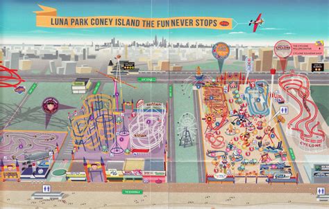Luna Park Coney Island 2012 Park Map
