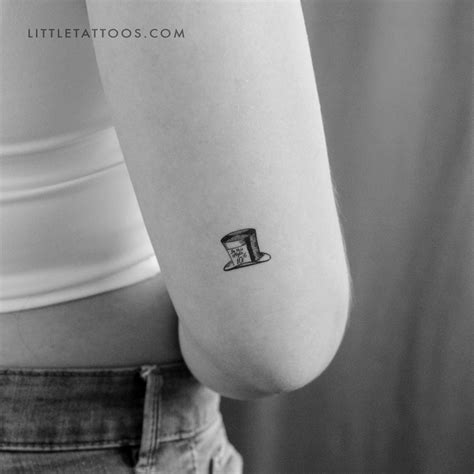 Mad Hatter S Hat Temporary Tattoo Set Of 3