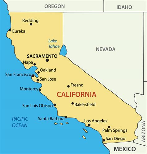 Major Cities In California