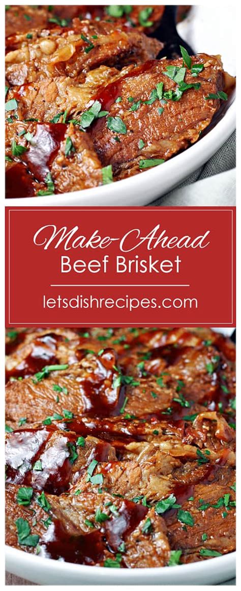Make Ahead Beef Brisket