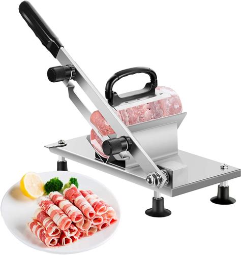 Manual Frozen Meat Slicer Cutting Machine Ham Mutton Beef Cutter