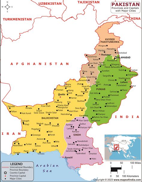Map Of Pakistan