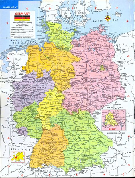 Map Of West Germany 1977 Ghdi Map Map Of West Germany 1977 Ghdi Map