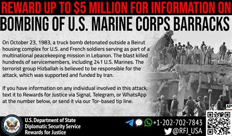 Marine Corp Barracks Bombing