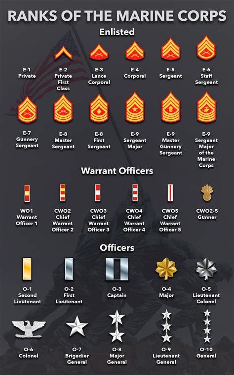 Marine Corps Ranks A Complete Guide To Enlisted And Officer Ranks