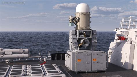 Mark 15 Phalanx Close In Weapon System Marine Rigged 3D Model 79