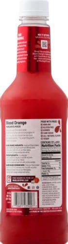 Master Of Mixes Handcrafted Blood Orange Margarita Cocktail Mix 1 L