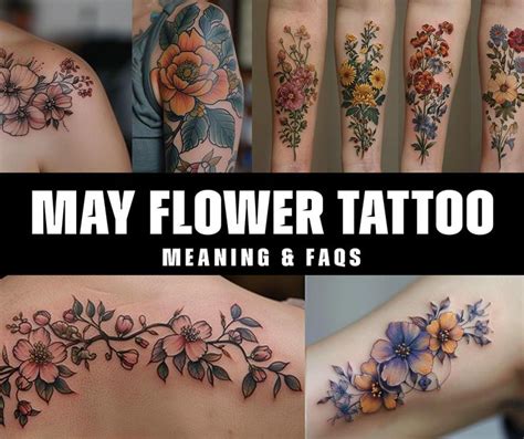 May Flower Tattoo Designs