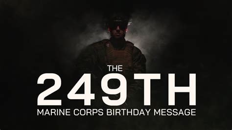 Mccs The 249Th Marine Corps Birthday Message
