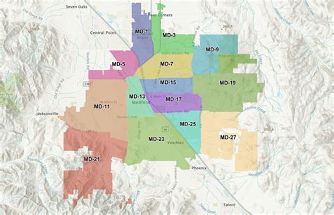 Medford Or Zip Code Map