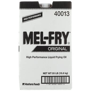 Mel Fry Original High Performance Liquid Frying Oil 35 Pound