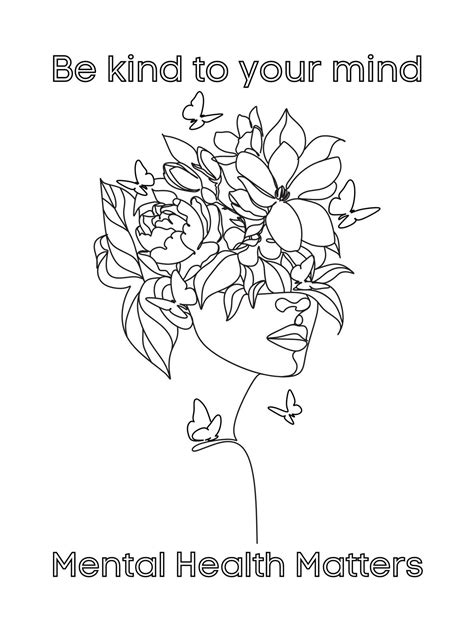 Mental Health Coloring Pages