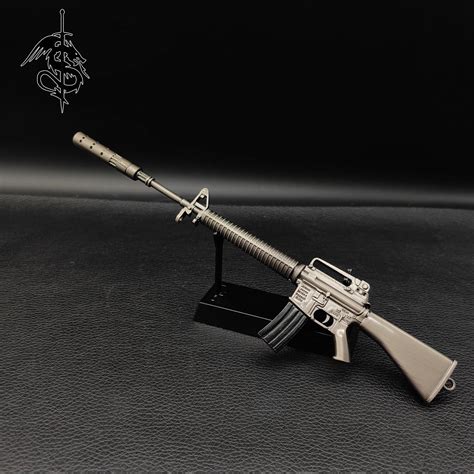 Metal M16 Miniature Alloy M16a4 Gun Model