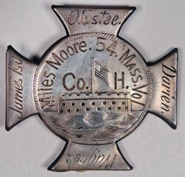 Mhs Collections Online Members Of The 54Th Massachusetts Volunteer