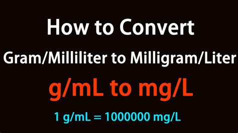 Microgram to Milliliter Conversion Guide: Quick and Accurate Answers