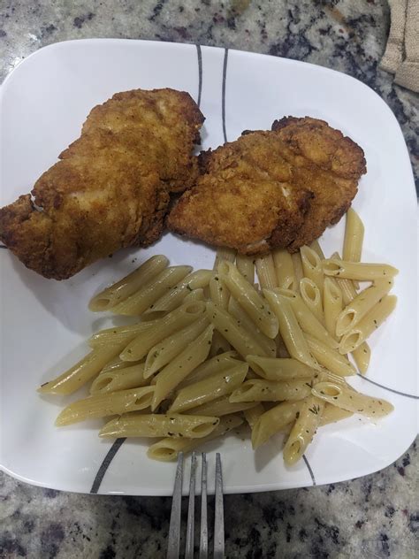 Midnight Depression Meal Tyson Chicken Tenders And Buttered Noodles