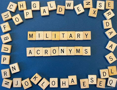 Military Abbreviations Acronyms And Initialisms Officer Assignments
