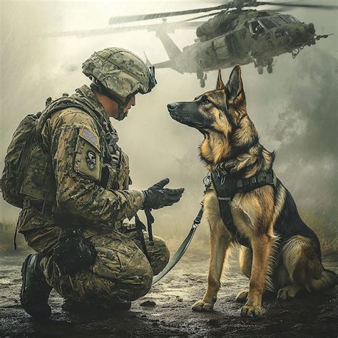 Military Dog Training In Action Premium Ai Generated Image Military Dog Training In Action Premium Ai Generated Image