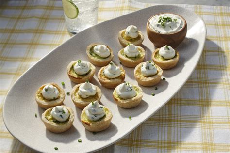 Mini Quiche Topped With Whipped Herb Cream Cheese Cuisine Adventures