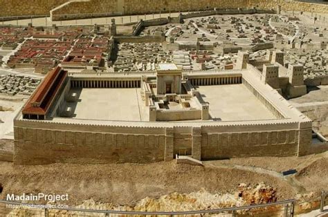 Model Of Second Temple In Jerusalem At The Holyland Hotel