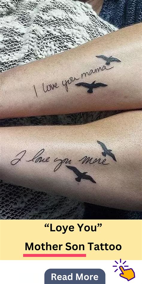 Mom And Son Tattoo Ideas