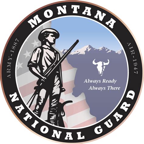 Montana National Guard On Highway