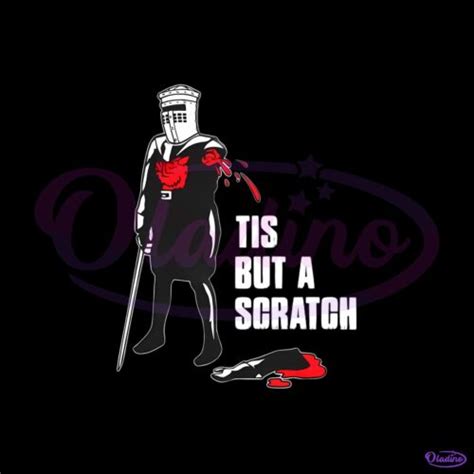 Monty Python Holy Grail Tis But A Scratch Black Knight Png Instant