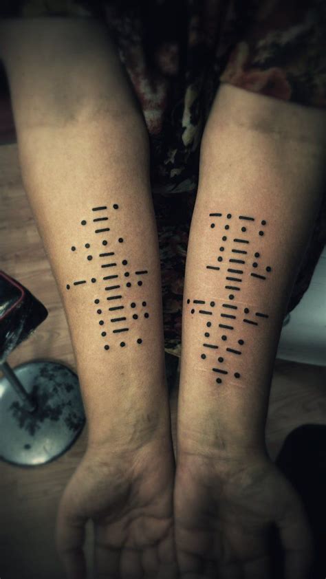 Morse Code Tattoo Tattoo Bilder Morse Code Tattoo Tattoo Bilder