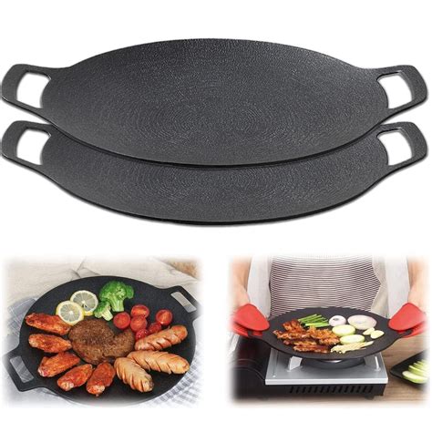 Multi Function Medical Stone Grill Pan Non Stick Pan Korean Bbq Grill