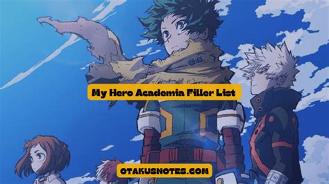 My Hero Academia Filler