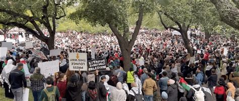 Nearly 10 000 Pro Palestine Protestors March In Austin Texas Scorecard