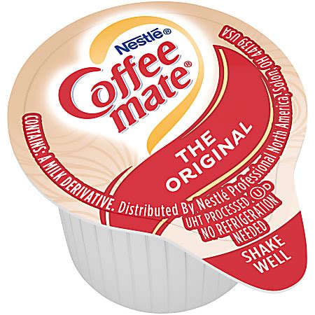 Nestle Coffee Mate Liquid Creamer Original Flavor Single Serve Mini Cups 360 Creamers Case