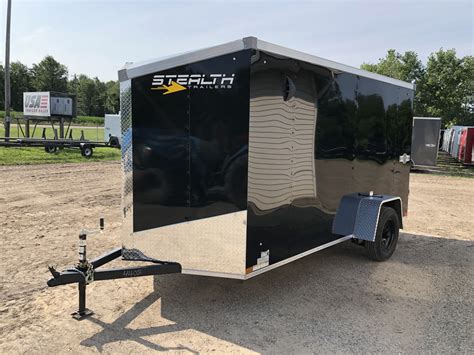 New 2026 Stealth Trailers 6X12 Mustang Cargo Enclosed Trailer For