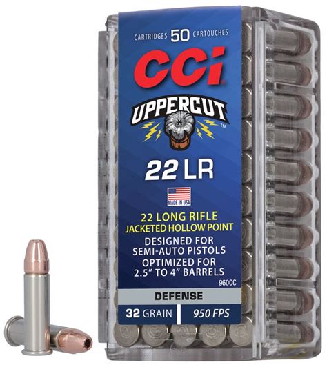 New Cci Uppercut 22Lr Self Defense Ammunition Thefirearmblog Com